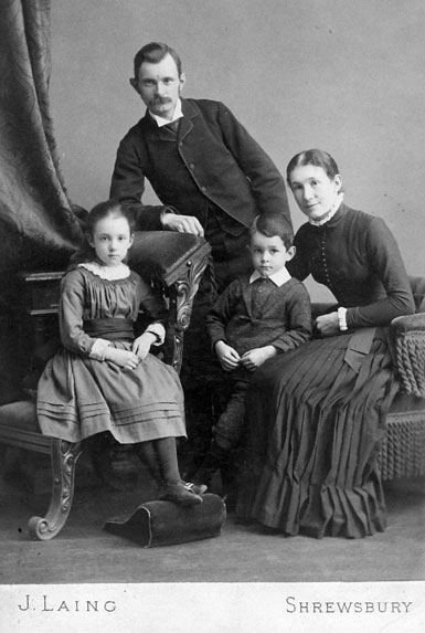 James Henry & Louisa (Simon) Sprott family photo.